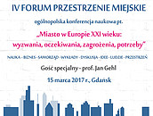 IV edycja „Forum Przestrzenie Miejskie zdj. 3