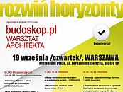 ZAPROSZENIE - Budoskop – Warsztat Profesjonalisty – Warszawa 19.09 (czwartek)